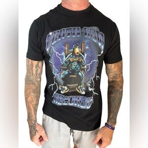 Snoop Dogg x Death Row Records Vintage Black Graphic T-Shirt - Men’s Large